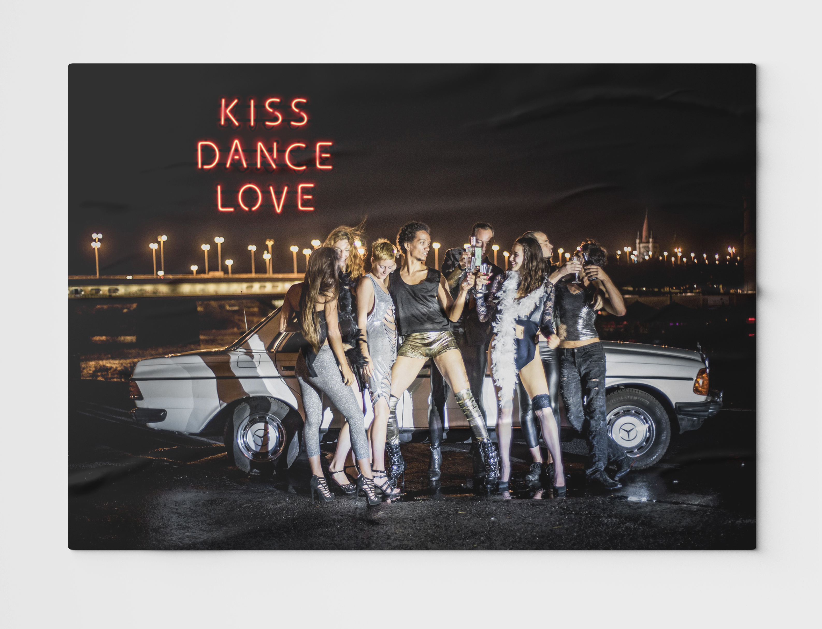 Branding Logo Design Kiss Dance Love