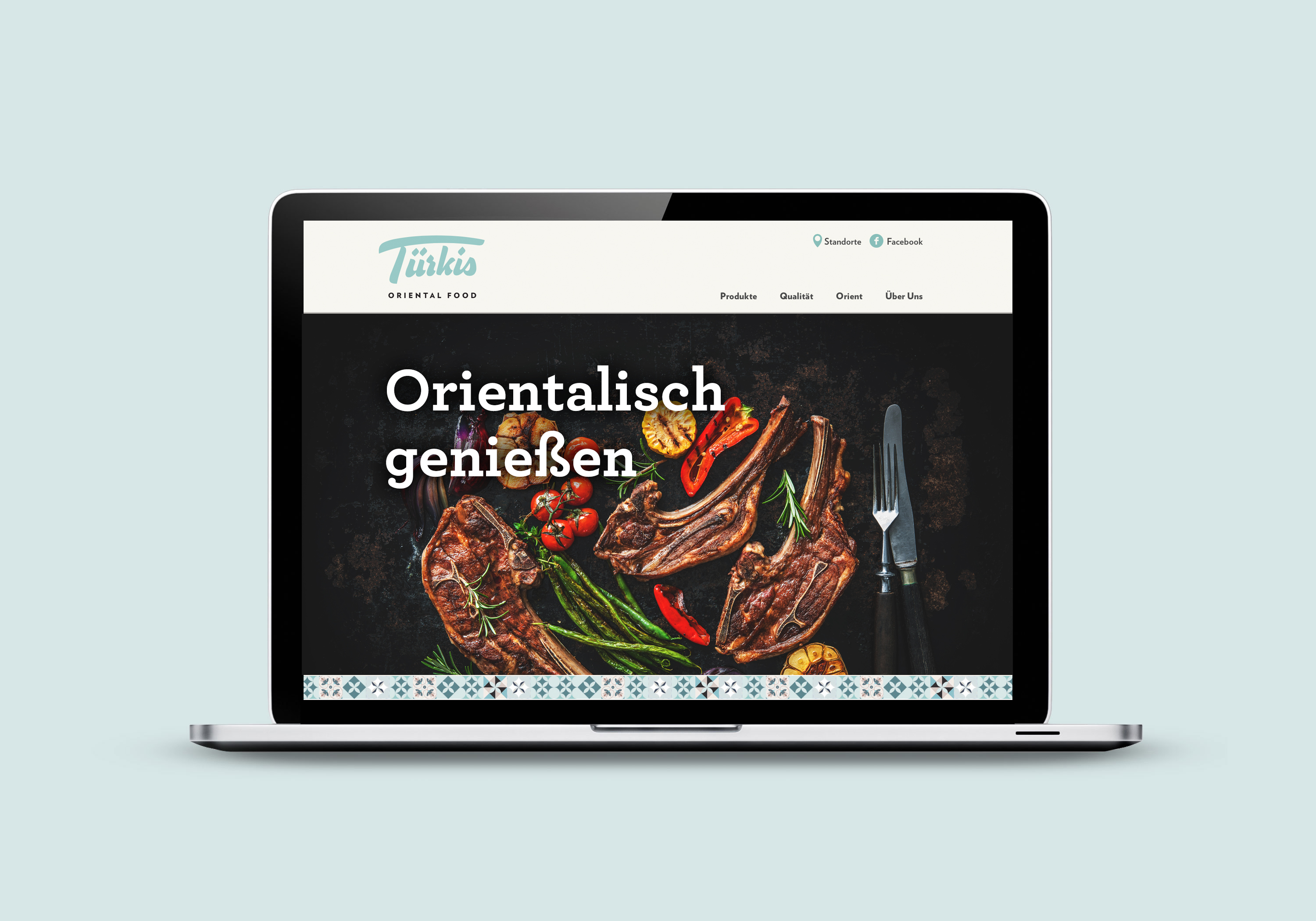 Türkis Website Desktop Notebook Design Grafik Design Corporate Design Branding Hofegger